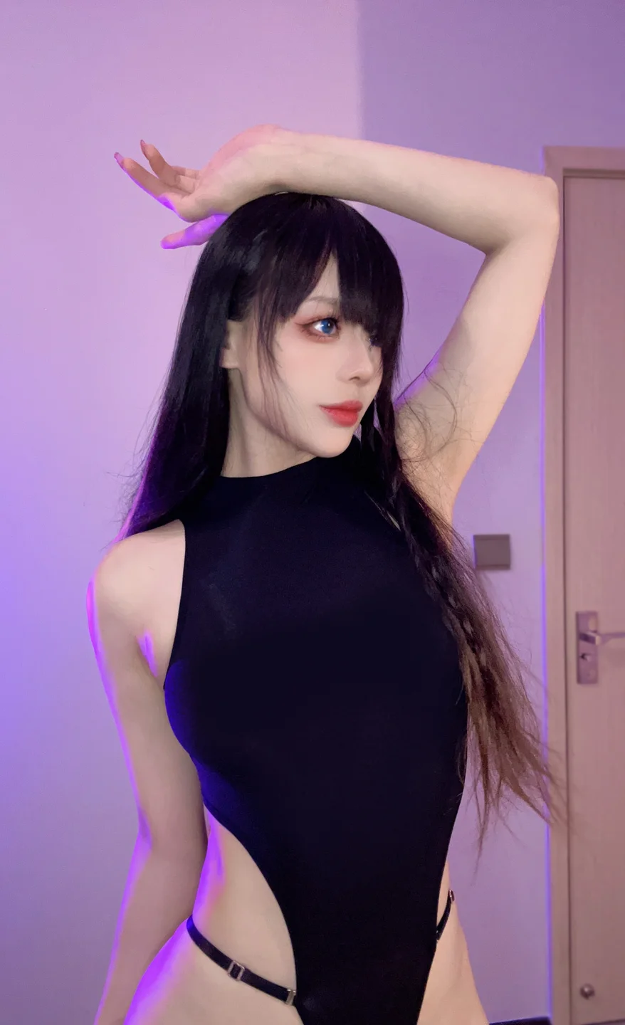 九言 - 黑丝紧身衣 [22P,6V-201MB] tg@simisebaisi 【丝足阁】020.webp